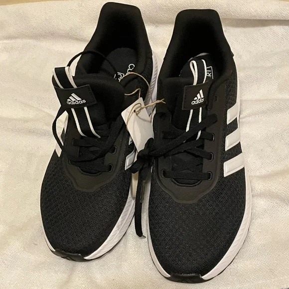 Sz 61/2 women’s Adidas running shoes X_PLRPath Black and White Athletic Shoes - Picture 5 of 12